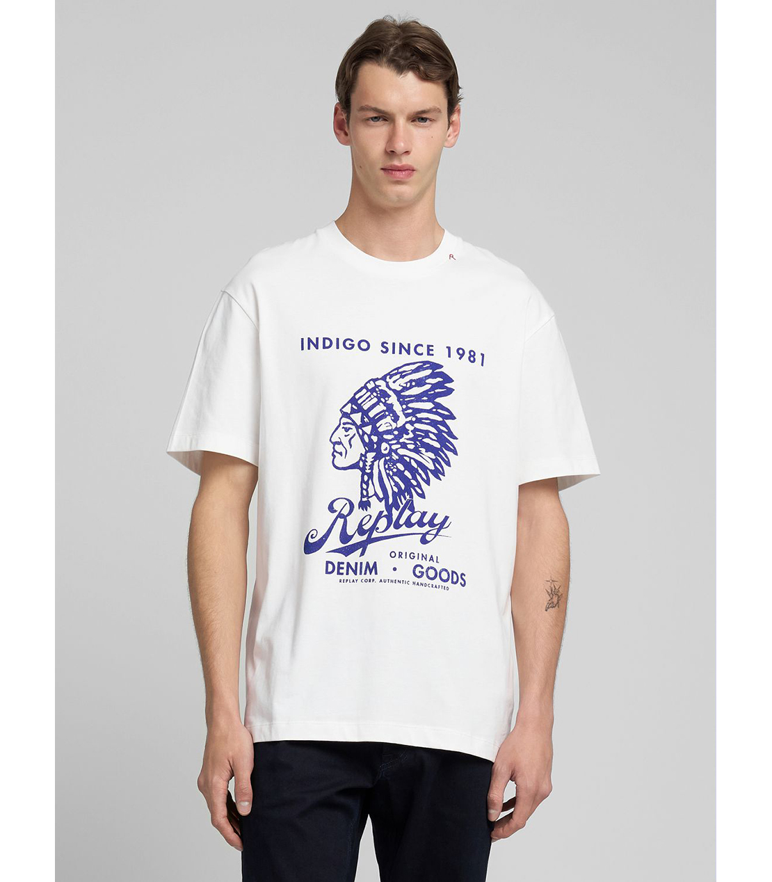 リラックスフィット ヘビーコットンジャージーNative Tシャツ